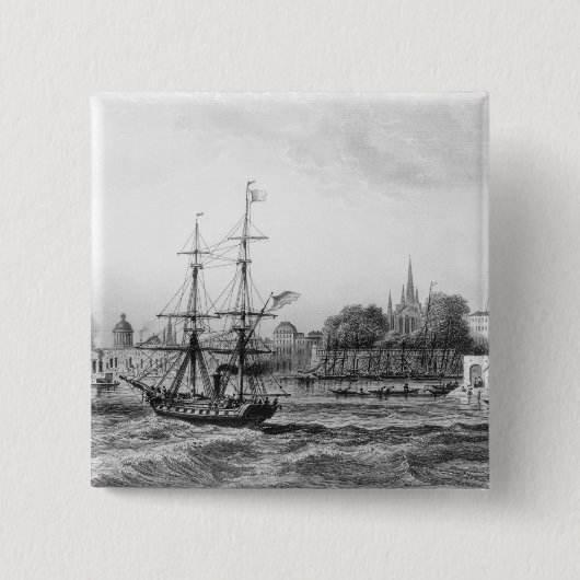 Der Hafen von New Orleans Button (Vorderseite)