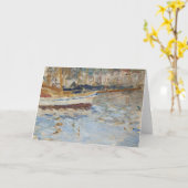 Der Hafen von Nizza | Berthe Morisot Karte (Gelbe Blume)