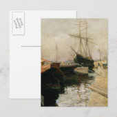 Der Hafen von Odessa, 1900 Postkarte (Vorne/Hinten)