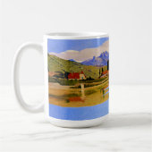 Der Hafen von Pully, feine Kunst, Kaffeetasse (Links)