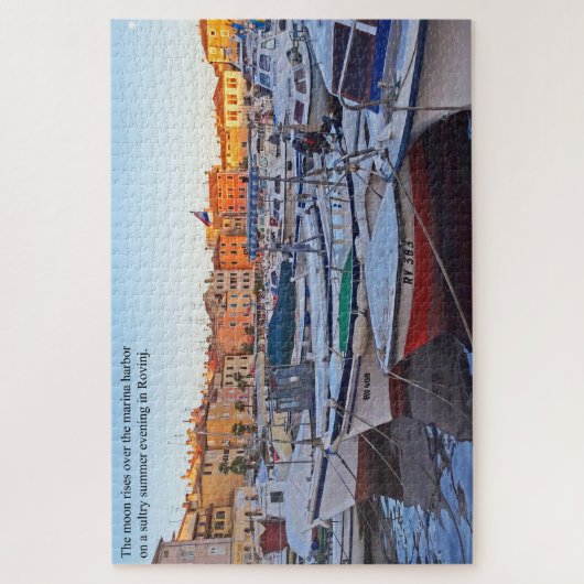 Der Hafen von Rovinj Kroatien Groß Puzzle (Vertikal)