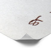 Der Hafen von Saint-Tropez | Französische Riviera, Poster (Ecke)