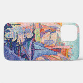 Der Hafen von Saint-Tropez, Signac Case-Mate iPhone Hülle (Rückseite (Horizontal))