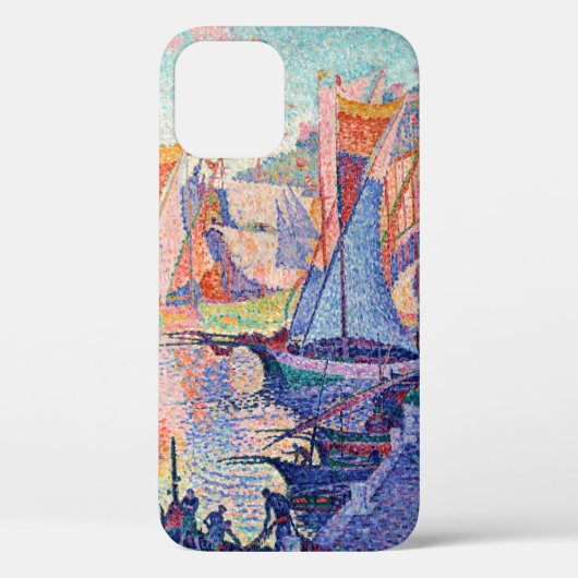Der Hafen von Saint-Tropez, Signac Case-Mate iPhone Hülle (Rückseite)
