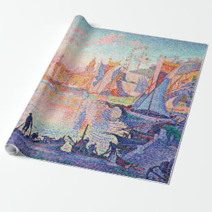 Der Hafen von Saint-Tropez, Signac Geschenkpapier