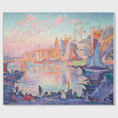 Der Hafen von Saint-Tropez, Signac Geschenkpapier (Flach)