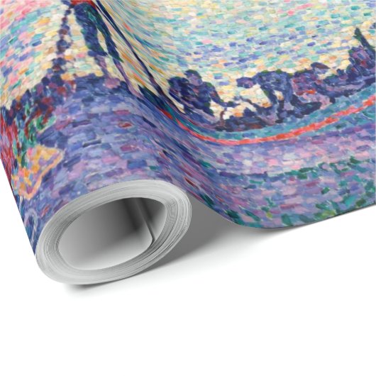 Der Hafen von Saint-Tropez, Signac Geschenkpapier (Rolleneckpunkt)