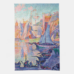Der Hafen von Saint-Tropez, Signac Geschirrtuch