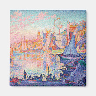 Der Hafen von Saint-Tropez, Signac Magnet