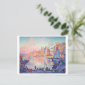Der Hafen von Saint-Tropez, Signac Postkarte (Stehend Vorderseite)