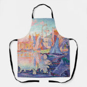 Der Hafen von Saint-Tropez, Signac Schürze (Vorderseite)