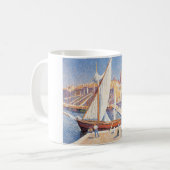 Der Hafen von Saint-Tropez (Südfrankreich) Kaffeetasse (Vorderseite Links)