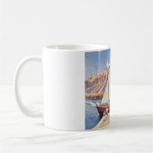 Der Hafen von Saint-Tropez (Südfrankreich) Kaffeetasse (Links)