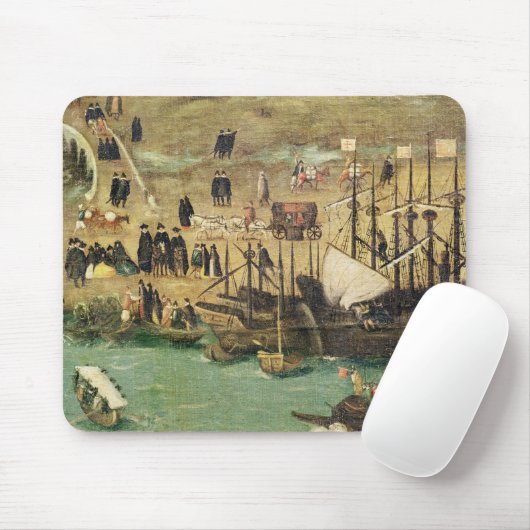 Der Hafen von Sevilla, c.1590 Mousepad (Mit Mouse)
