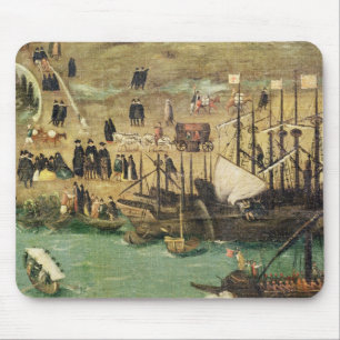 Der Hafen von Sevilla, c.1590 Mousepad