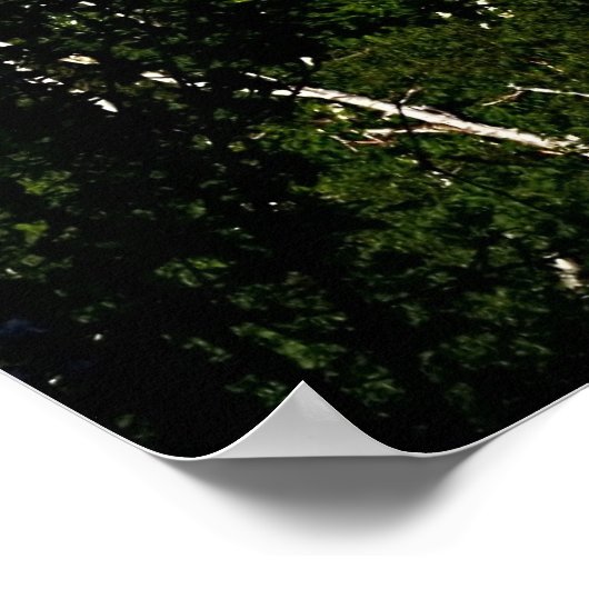 Der Hafen von Skyline Poster (Ecke)