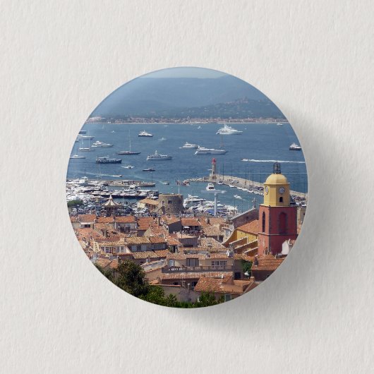 Der Hafen von Tropez Button (Vorderseite)