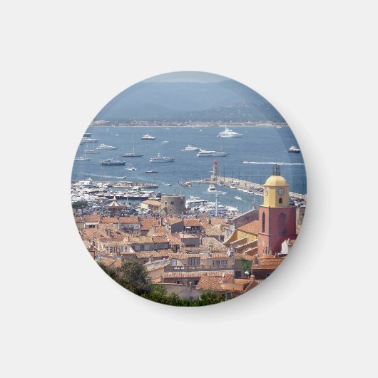 Der Hafen von Tropez Magnet (Vorne)