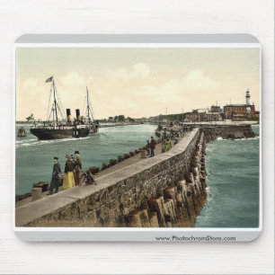 Der Hafen, Warnemunde, Rostock, Mecklenburg-Schwer Mousepad