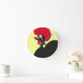 der Hahn von Portugal Runde Wanduhr (Zuhause)