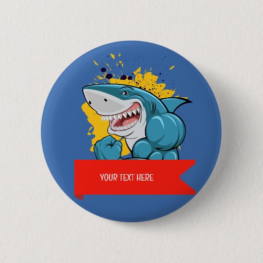 DER HAI BUTTON (Vorderseite)