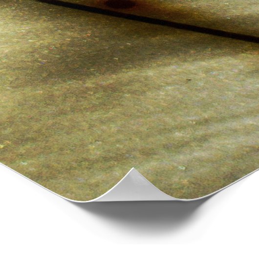 Der Hai. Maßgeschneiderter Harley-Tank Poster (Ecke)