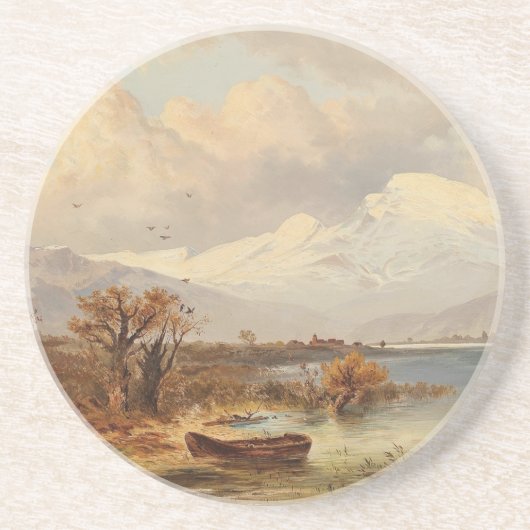 Der Haider See - Emil Barbarini Getränkeuntersetzer (Vorne)