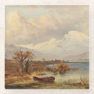 Der Haider See - Emil Barbarini Glasuntersetzer