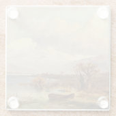 Der Haider See - Emil Barbarini Glasuntersetzer (Rückseite)
