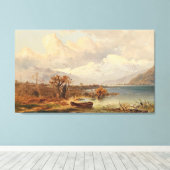 Der Haider See - Emil Barbarini Leinwanddruck (Insitu (Holzboden))