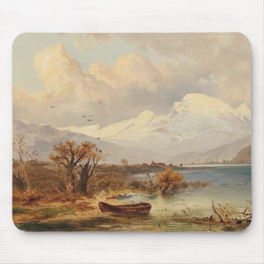 Der Haider See - Emil Barbarini Mousepad (Vorne)