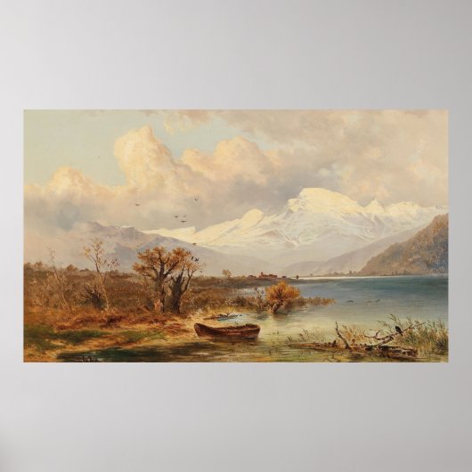 Der Haider See - Emil Barbarini Poster (Vorne)