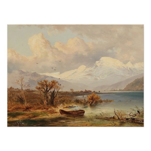Der Haider See - Emil Barbarini Poster (Vorderseite)