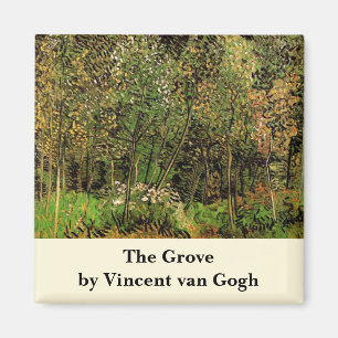 Der Hain von Vincent van Gogh Magnet