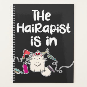 Der Hairapist ist in Funny Friseur Geschenke Planer