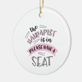 Der Hairapist Keramik Ornament (Links)