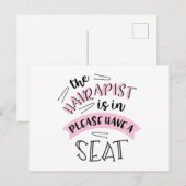 Der Hairapist Postkarte (Vorne/Hinten)