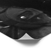 Der Haken - Schwarz-Weiß-Poster Poster (Ecke)