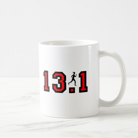 Der Halbmarathon der Frauen Kaffeetasse (Rechts)