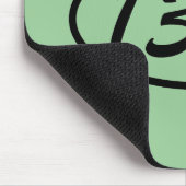 Der Halbmarathon der Männer Mousepad (Ecke)