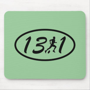 Der Halbmarathon der Männer Mousepad