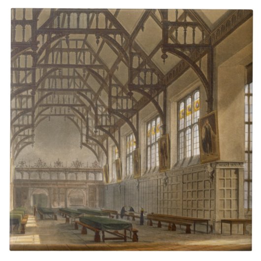 Der Hall der Dreiheits-Uni, Cambridge, von ' Fliese (Vorderseite)