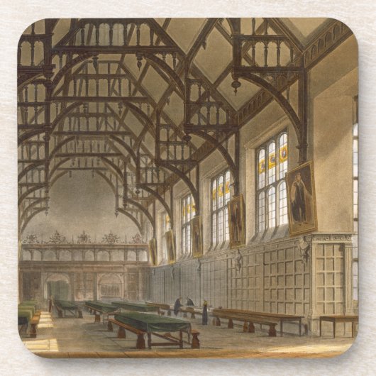 Der Hall der Dreiheits-Uni, Cambridge, von ' Untersetzer (Vorderseite)
