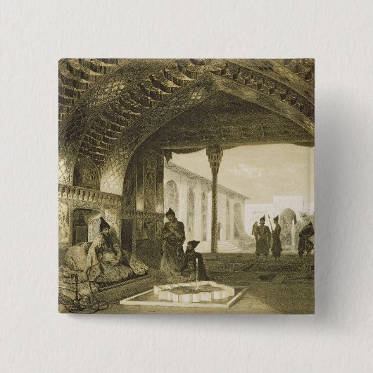 Der Hall der Spiegel im Palast des Sardar von Button (Vorderseite)