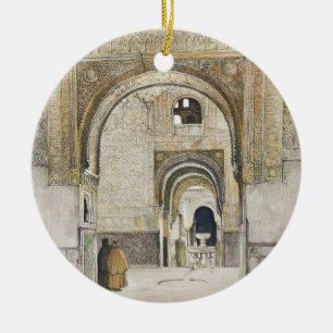 Der Hall der zwei Schwestern (Sala de Las dos Keramik Ornament