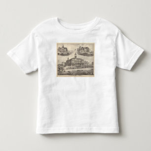 Der Hall u. die Hütten des Sportsmans Kleinkind T-shirt