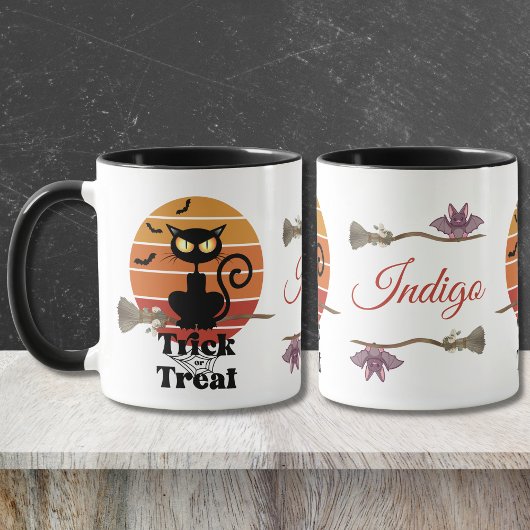 Der Halloween-Abenteuer des Hexenkatze: Süßes oder Tasse