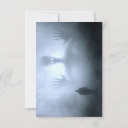 Der Halloween-Albtraum Dankeskarte (Vorderseite)