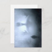 Der Halloween-Albtraum Dankeskarte (Vorne/Hinten)