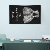 Der Halloween-Ball (auf schwarz) Banner (Messeveranstaltung)